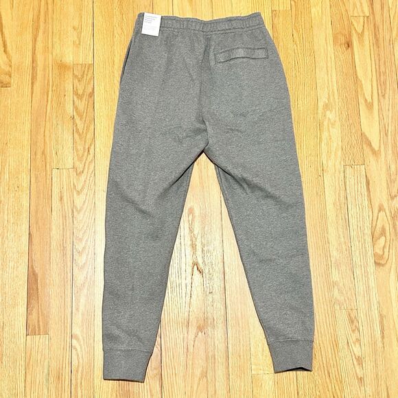 Nike Sportswear Club Fleece Men’s Size S Charcoal Heather Comfort Jogger Pants - Picture 3 of 6